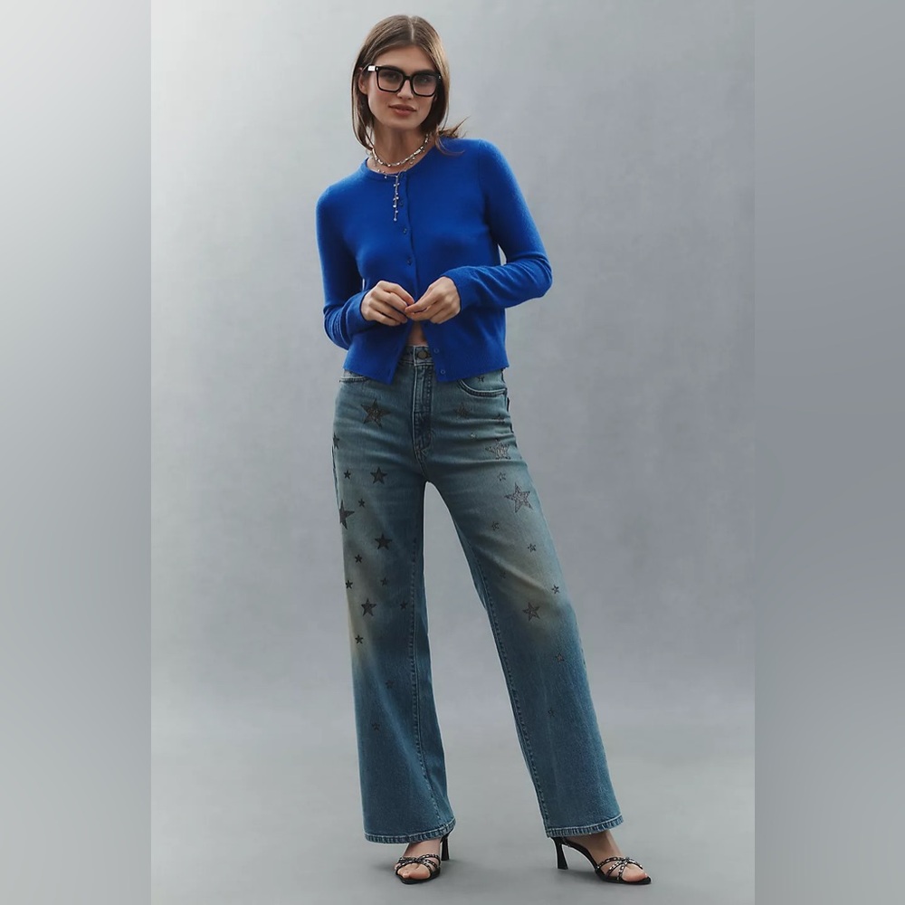 NWT - The Austyn High-Rise Wide-Leg Jeans by Pilcro - Size 31